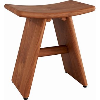 18" Asia-Bjon Lite Solid Top Teak Shower Bench