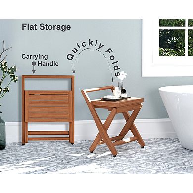 Spa Mantis Folding Teak Chair