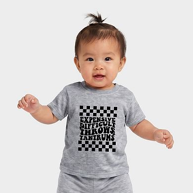Expensive Difficult Tantrums - Infant Jogger Pant Crew Set