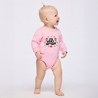 It's Spooky Season Ghost - Infant Fleece BodySuit