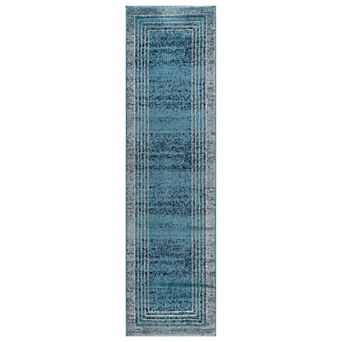 World Rug Gallery Contemporary Geometric Bordered Area Rug for Living Room, Bedroom, or Entryway