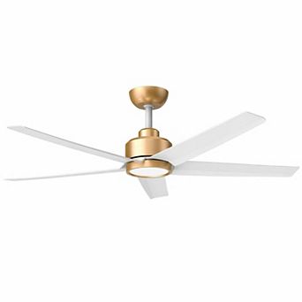 52-Inch Ceiling Fan with Quiet Year-Round Airflow and Adjustable LED Lighting