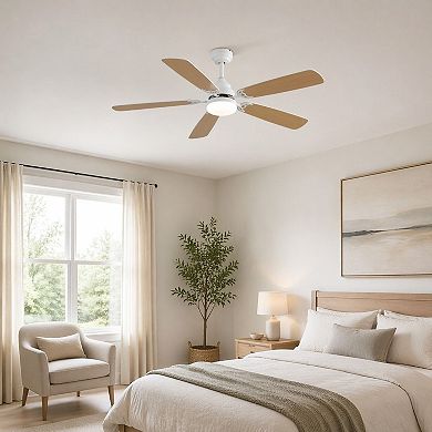 52-Inch Ceiling Fan with Adjustable Lighting and Customizable Airflow for Year-Round Comfort