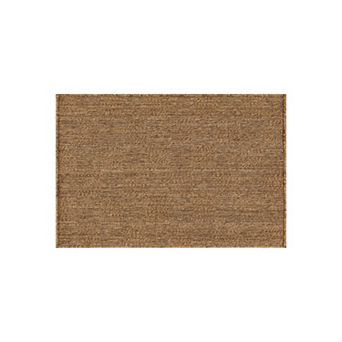 World Rug Gallery Checkered Indoor/Outdoor Flat Woven Area Rug - Natural Jute-Style, Easy-Care Patio