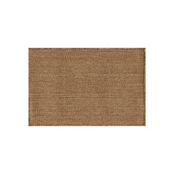 World Rug Gallery Geometric Indoor/Outdoor Flat Woven Area Rug - Natural Jute-Style, Easy-Care Patio
