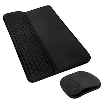 Ergonomic Wrist Rest and Mouse Pad Set Memory Foam Support, Massage Texture