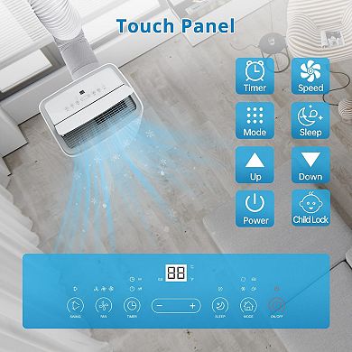 12000Btu Portable Air Conditioner with Remote Control