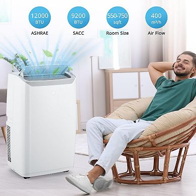 12000Btu Portable Air Conditioner with Remote Control