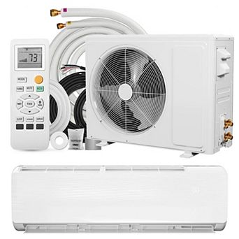 12000 BTU Mini Split AC, 19 SEER2 Inverter Heat Pump, 750 Sq Ft, Wall Mount, Low Noise