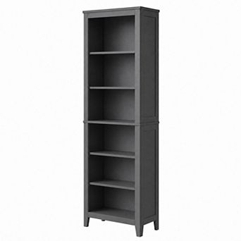 6 tier Tall Bookshelf, 70.3" Display Storage Shelf Organizer