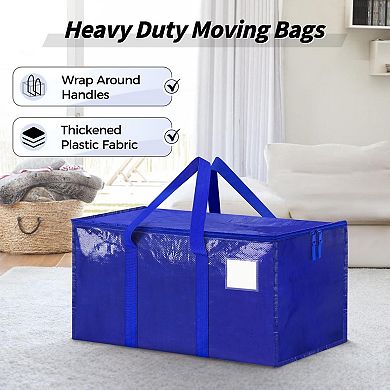 Extra Large Heavy Duty Moving Bags Clear Storage Totes For Moving College Dorms Storage