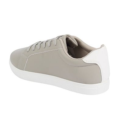 Brave Soul Mens PU Lace Up Trainers