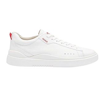 Hugo Boss Mens Tenn Leather Flat Trainers