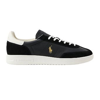 Ralph Lauren Mens Bedford Leather Trainers