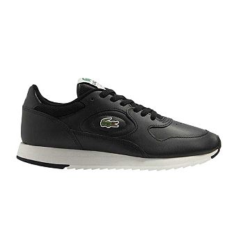 Lacoste Mens Linetrack Leather Running Trainers