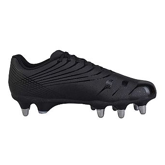 Canterbury Mens Stampede Groundbreak Team Patterned Leather Soft Ground Rugby Boots