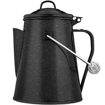 Stainless Steel Camping Kettle For Boiling Water And Brewing Coffee Over Open Flames