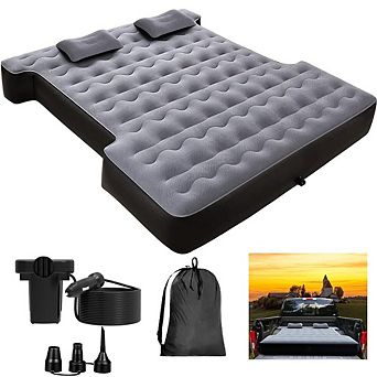 Full Size Truck Bed Air Mattress with 16.4ft Pump Cord Carry Bag for Camping