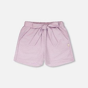 Little Kids Girl Jersey Side Pocket Shorts