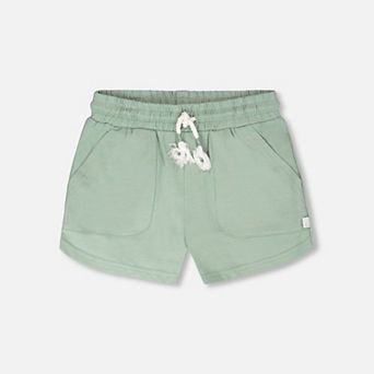 Little Kids Girl Organic Cotton Jersey Snug Fit Shorts