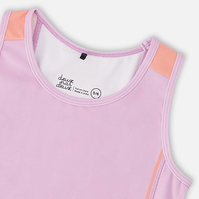 Big Kids Girl Recycled Polyester Athletic Tank Top