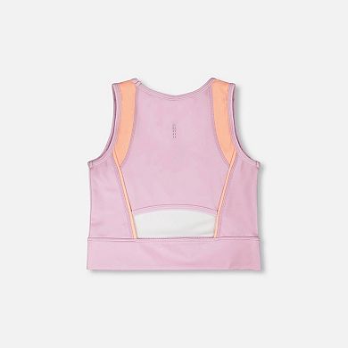 Big Kids Girl Recycled Polyester Athletic Tank Top