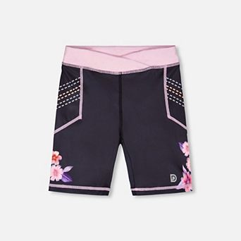 Little Kids Girl Recycled Polyester Athletic Biker Shorts