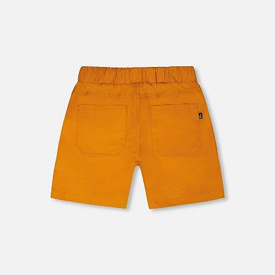 Big Kids Boy Parachute Patch Pocket Drawstring Shorts