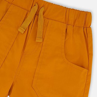 Big Kids Boy Parachute Patch Pocket Drawstring Shorts