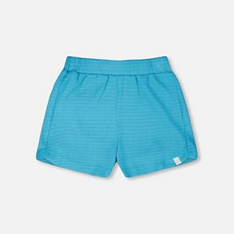 Big Kids Girl Elastic Waist Crinkle Jersey Shorts
