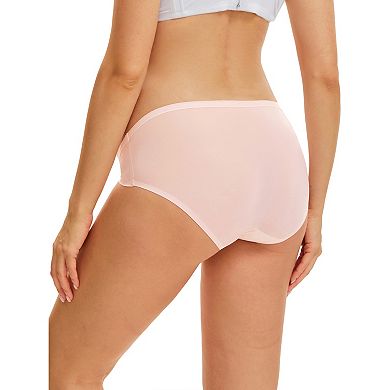 Women's Maternity Underwear Pregnancy Ice Silk V-Shaped Belly Support Low Rise Seamless Briefs