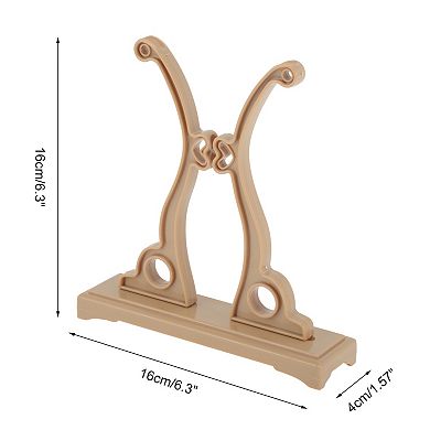 Detachable Round Fan Style Fan Display Stand for Home and Retail Use 1Pc