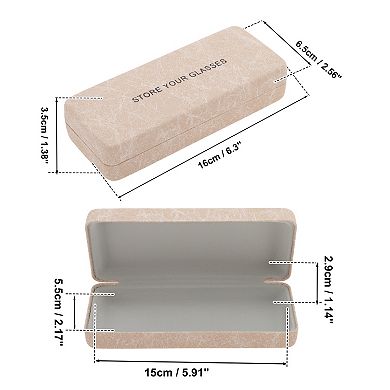Hard Glasses Case, Portable Glasses Box, Wrinkles Glasses Organiser