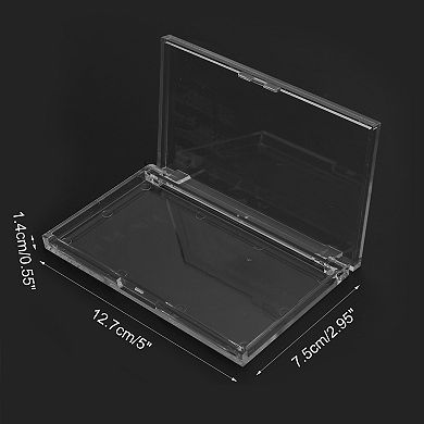 5"x2.95"x0.55" 1Pc Single Layer Rectangular Storage Box