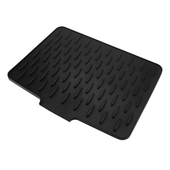 Dish Drainer Mat Silicone for Kitchen Counter Fast Drying 15.75x12.6 Inch 1 pc