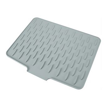 Dish Drainer Mat Silicone for Kitchen Counter Fast Drying 15.75x12.6 Inch 1 pc