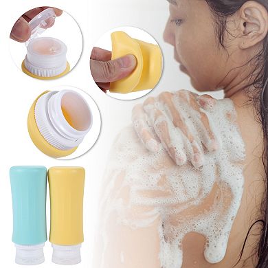 3.31oz Reusable Silicone Travel Container Set 2 Pcs