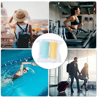 3.31oz Reusable Silicone Travel Container Set 2 Pcs