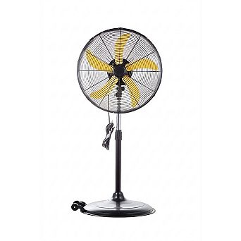 20 inch High Velocity Pedestal Fan 3 Speed Oscillating Adjustable Height Metal 1 pc