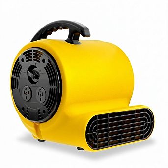 Industrial Floor Dryer Air Mover 1 pc 1200 CFM 3 Speed 5 Angle 15FT Cord Stackable