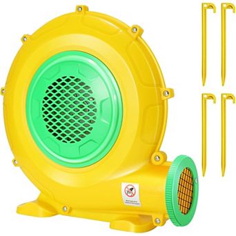 750W 1HP Commercial Air Blower Double Sided Fan Blade for Bounce House Slide Inflatable 1 pc