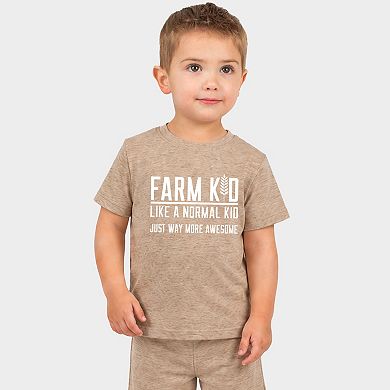 Farm Kid - Toddler Crew Shorts Set