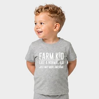 Farm Kid - Toddler Crew Shorts Set