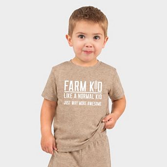 Farm Kid - Toddler Crew Shorts Set