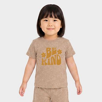 Be Kind Daisies - Toddler Crew Shorts Set