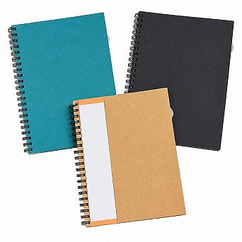 3 Packs Spiral Hardcover Lined Notebooks 85x11 240 Pages 100Gsm Paper For Work School