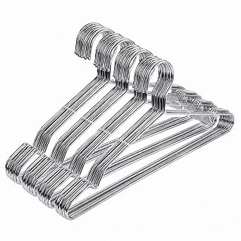 Stainless Steel Heavy Duty Coat Hangers 40 Pack Ultra Thin Space Saving