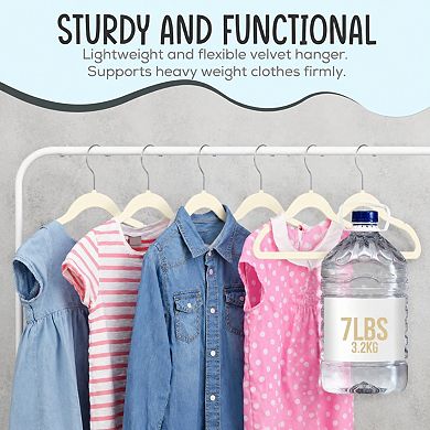 50 Pack Ultra Slim Non Slip Velvet Hangers 360 Swivel Hook Space Saving Strong Durable
