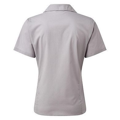 Premier Short Sleeve Poplin Blouse / Plain Work Shirt