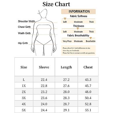 Women's Plus Size Long Sleeve Top Button Decor Front Gathered Detail